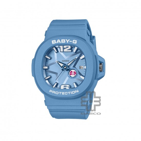 Casio Baby-G Pop and Space Series BGA-10D-2A2 Blue Resin Band Women Sport Watch