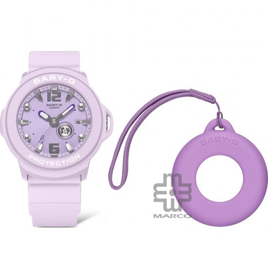 Casio Baby-G BGA-15K-6A Purple Resin Band Women Sport Watch