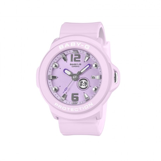 Casio Baby-G BGA-15K-6A Purple Resin Band Women Sport Watch