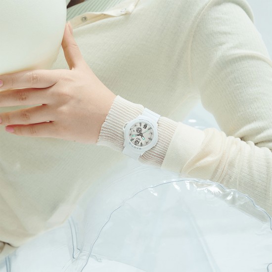 Casio Baby-G BGA-15K-7A White Resin Band Women Sport Watch