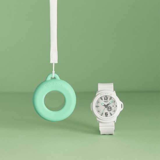 Casio Baby-G BGA-15K-7A White Resin Band Women Sport Watch