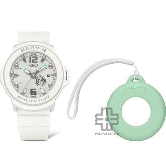 Casio Baby-G BGA-15K-7A White Resin Band Women Sport Watch