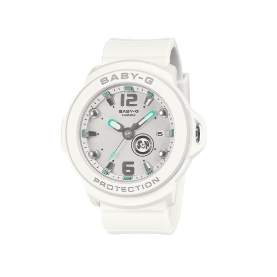 Casio Baby-G BGA-15K-7A White Resin Band Women Sport Watch