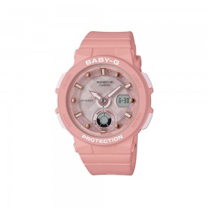 Casio Baby-G BGA-250-4A Pink Resin Band Women Sports Watch