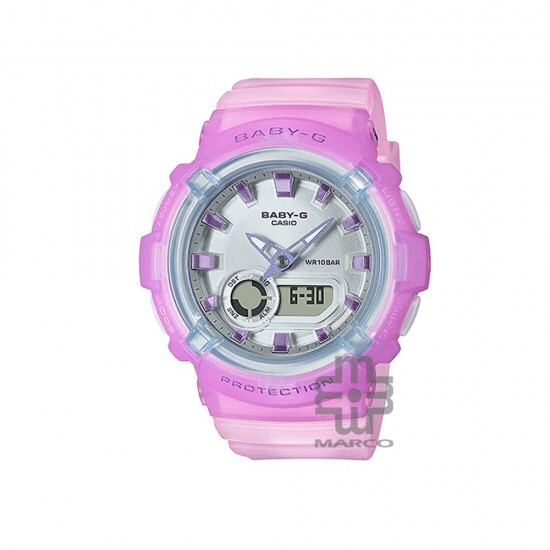 Casio Baby-G BGA-280-6A Light Pink Resin Band Women Sports Watch Casio Baby-G BGA-280-6A Light Pink Resin Band Women Sports Watch