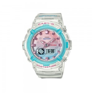 [Limited Edition] Casio Baby-G x Aqua Planet BGA-280AP-7A Translucent Resin Band Women Sports Watch