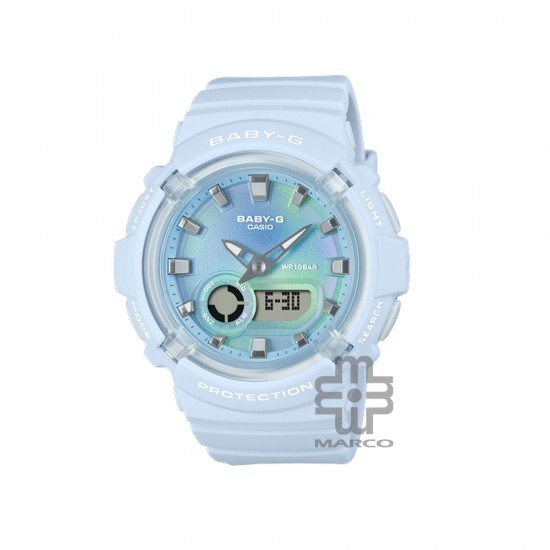 Casio Baby-G BGA-280TD-2A Light Blue Resin Band Women Sports Watch