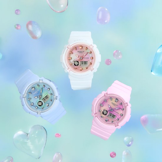 Casio Baby-G BGA-280TD-7A White Resin Band Women Sports Watch Casio Baby-G BGA-280TD-7A White Resin Band Women Sports Watch