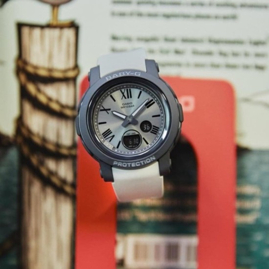 Casio Baby-G BGA-290-8A Grey Resin Band Women Sports Watch