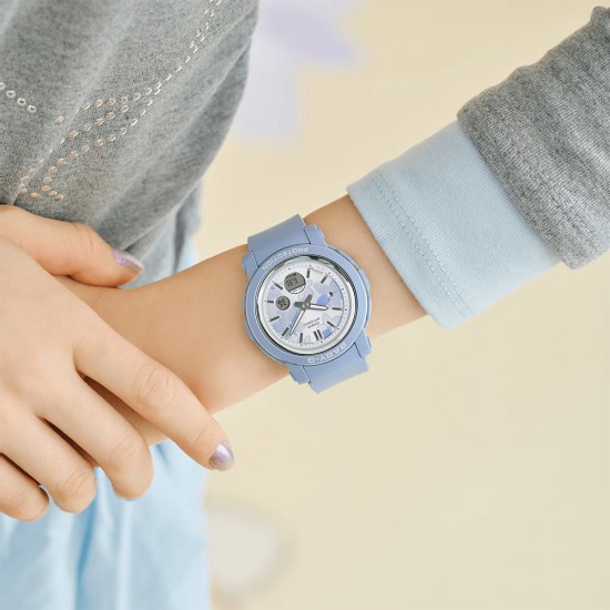 Casio Baby-G BGA-290FL-2A Blue Resin Band Women Sports Watch