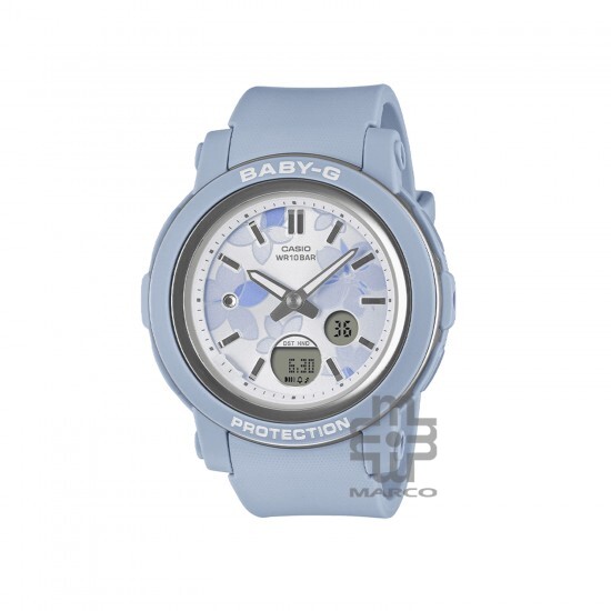 Casio Baby-G BGA-290FL-2A Blue Resin Band Women Sports Watch