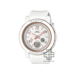 Casio Baby-G BGA-290RA-7A White Resin Band Women Sports Watch