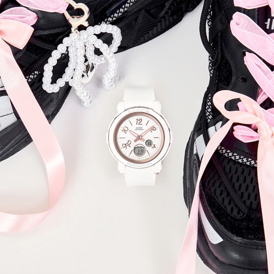Casio Baby-G BGA-290RA-7A White Resin Band Women Sports Watch Casio Baby-G BGA-290RA-7A White Resin Band Women Sports Watch