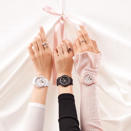 Casio Baby-G BGA-290RA-7A White Resin Band Women Sports Watch Casio Baby-G BGA-290RA-7A White Resin Band Women Sports Watch