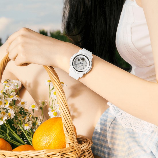 Casio Baby-G BGA-290SA-7A Soft White Resin Band Women Sports Watch