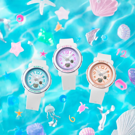 Casio Baby-G BGA-290US-2A White Resin Band Women Sports Watch