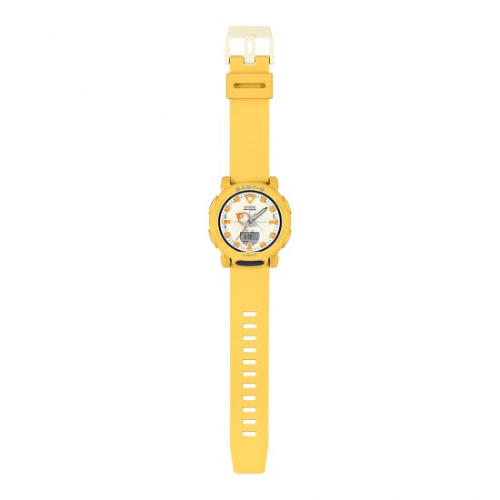 Casio Baby-G BGA-310RP-9A Yellow Bio-Based Resin Band Women Sports Watch