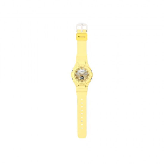 Casio Baby-G BGA-320-9A Yellow Resin Band Women Sports Watch
