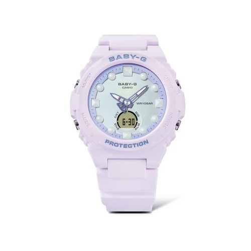 Casio Baby-G BGA-320FH-4A Purple Pink Resin Band Women Sports Watch