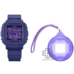 Casio Baby-G + PLUS Series BGD-10K-2 Blue Resin Band Women Sports Watch