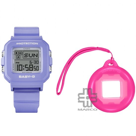 Casio Baby-G + PLUS Series BGD-10K-6 Purple Resin Band Women Sports Watch Casio Baby-G + PLUS Series BGD-10K-6 Purple Resin Band Women Sports Watch