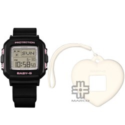 Casio Baby-G + PLUS Series BGD-10KH-1 Black Resin Band Women Sports Watch