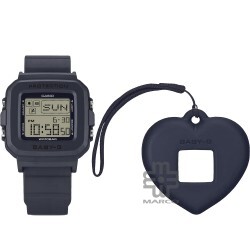 Casio Baby-G + PLUS Series BGD-10KH-2C Black Resin Band Women Sports Watch