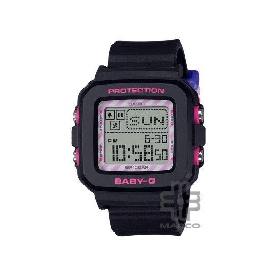 Casio Baby-G Kurumi BGD-10KKM-1 Black Resin Band Women Sports Watch