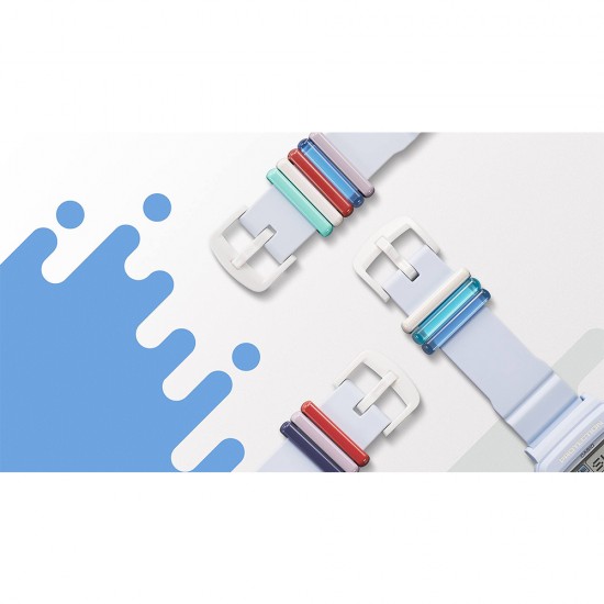 Casio Baby-G + PLUS Series BGD-10L-2 Light Blue Resin Band Women Sports Watch