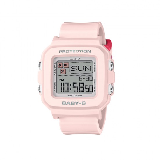 Casio Baby-G + PLUS Series BGD-10L-4 Pink Resin Band Women Sports Watch