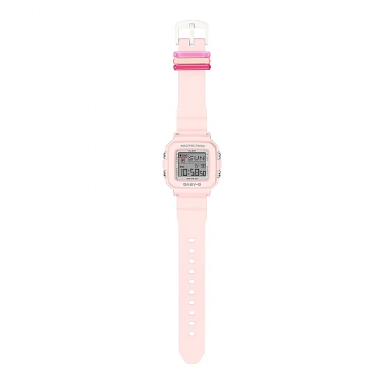 Casio Baby-G + PLUS Series BGD-10L-4 Pink Resin Band Women Sports Watch