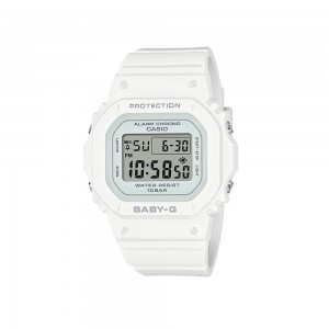 Casio Baby-G BGD-565-7 White Resin Band Women Sports Watch