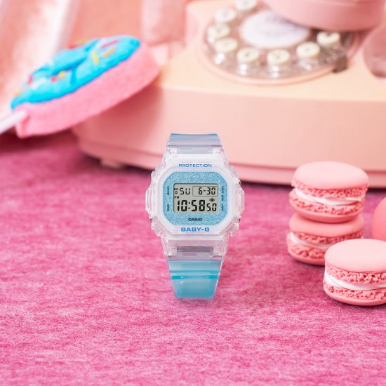 Casio Baby-G BGD-565GC-2 Blue Resin Band Women Sport Watch