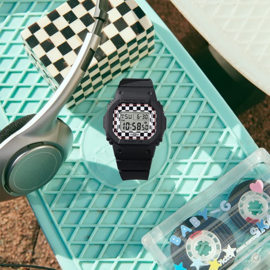 Casio Baby-G BGD-565GS-1 Black Resin Band Women Sports Watch