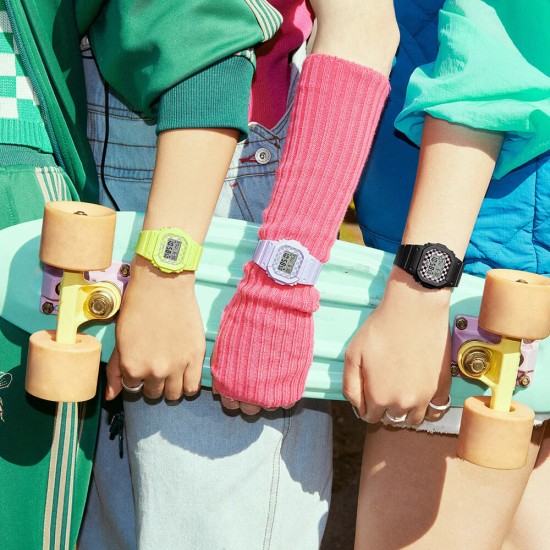 Casio Baby-G BGD-565GS-9 Yellow Resin Band Women Sports Watch
