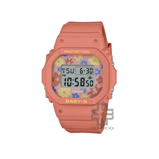 Casio Baby-G BGD-565RP-4 Orange Resin Band Women Sports Watch Casio Baby-G BGD-565RP-4 Orange Resin Band Women Sports Watch