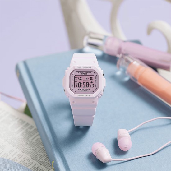Casio Baby-G BGD-565SC-4B Pink Resin Band Women Sport Watch
