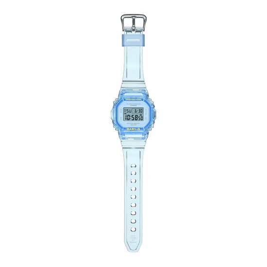 Casio Baby-G Summer Jelly Colours Series BGD-565SJ-2 Blue Translucent Resin Band Women Sports Watch