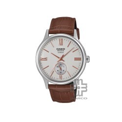 Casio General BMS-100L-5AV Brown Leather Band Men Watch