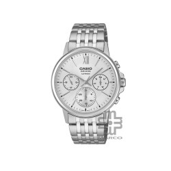 Casio General BMS-300D-7AV Silver Stainless Steel Band Men Watch