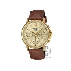 Casio General BMS-300GL-5AV Brown Leather Band Men Watch