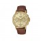 Casio General BMS-300GL-5AV Brown Leather Band Men Watch