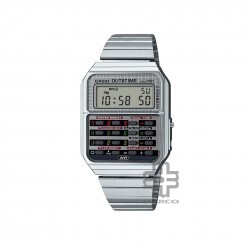 Casio Vintage x Back to the Future CA-500WEBF-1A Silver Stainless Steel Band Men/Women Watch