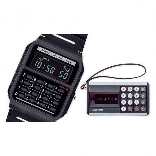 Casio General CA-53WB-1B Black Resin Band Men Watch / Women Watch Casio General CA-53WB-1B Black Resin Band Men Watch / Women Watch