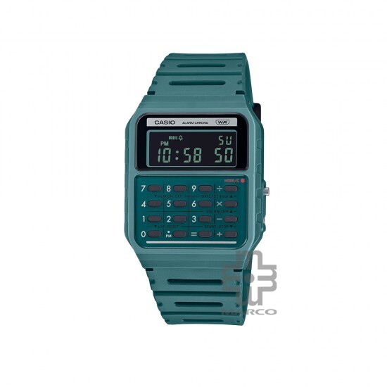 Casio General CA-53WB-3B Turquoise Resin Band Men Watch / Women Watch Casio General CA-53WB-3B Turquoise Resin Band Men Watch / Women Watch