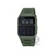 Casio Vintage CA-53WF-3B Army Green Resin Band Men Watch / Women Watch