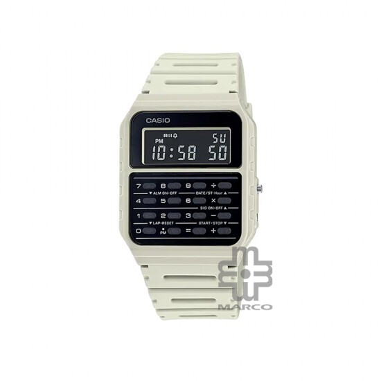 Casio Vintage Digital CA-53WF-8B Beige Resin Band Men Watch / Women Watch