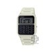 Casio Vintage Digital CA-53WF-8B Beige Resin Band Men Watch / Women Watch