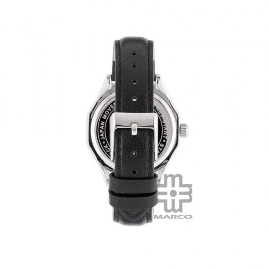 ALTO AL-2111190F-1A Black Leather Band Women Watch ALTO AL-2111190F-1A Black Leather Band Women Watch