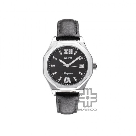 ALTO AL-2111190F-1A Black Leather Band Women Watch ALTO AL-2111190F-1A Black Leather Band Women Watch